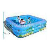Three Tubs Full Color Pringting Big Inflatable Pools for Family , Kids