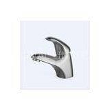 Economic Single Lever Bathroom Basin Faucets With Lift Rod Handle thumbnail-1