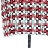 Women High Quality Fashion Middle Length Sleeve Wool Check Winter Dress thumbnail-3