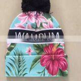 Custom Crochet Children Hat With Knitted Flower Deco thumbnail-4