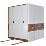 High Density Office Movable Filing Cabinet System, Mechanical Mobile Storage Shelving System thumbnail-2