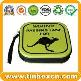 Round CD Tin Box for Metal CD Bag, Tin CD Case thumbnail-2