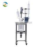 Jacketed Glass Reactor for Reflux and Distillation