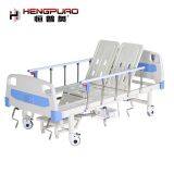 handicapped manual rotating nursing home use medical bed with toilet