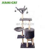 Proveedor China Sisal Plush Fabric Scratch Climber Post Perch Cat Tree thumbnail-4