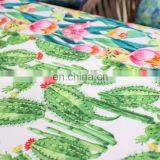 Custom Watercolor Cactus Durable Cotton Linen Table Runner thumbnail-3