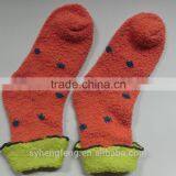 Winter Long Printed Cotton Velvet Room Socks thumbnail-4