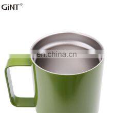GiNT 12OZ 350ML Chinese Suppliers Eco Friendly Food Grade 304Stainless Steel Coffee Mug for Outdoor thumbnail-2