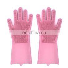 Silicone Gloves Scrubbed, Dish Scrubbing Glove, Magic Silicone Cleaning Gloves thumbnail-5
