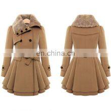 2020 New Korean Temperament, New Style Fashion Long Winter Woolen Trench Women Designer Winter Outerwear Coats/