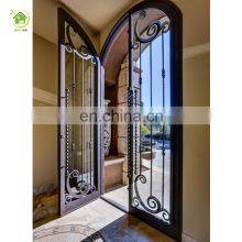 Home Wrought Iron Double Door Model Designs thumbnail-2