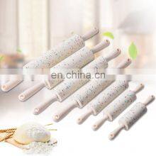 Silicone Gel Rolling Pin Baking Tool White Color Dot Silica Gel Flour Stick Roller Rolling Stick thumbnail-4