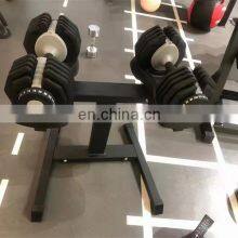 Adjustable Dumbbell Set 25KG Metal Customized Weightlifting Workout Blue Orange Blue Colorful Adjustable Dumbbell thumbnail-4