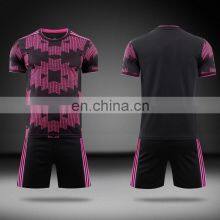 Wholesale High Quality Football Soccer Uniforms for Men Soccer Practice Training Sets OEM ODM thumbnail-2