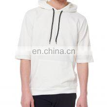 Best Selling Men Comfortable Half Sleeves Hoodies Collection Customized Design In Different Colors Available In Cheap Prices thumbnail-4