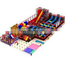 CE Factory Children Kids Cheap Indoor Play Trampoline Park With Dodge Ball