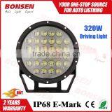 High Waterproof 320w Led Work Light 9inch Light for Offroad Use Auto Parts Car Accessory