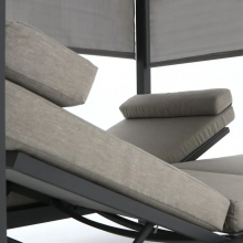 Aluminum Sun Lounger Pergola Daybed thumbnail-4