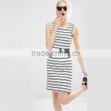 Stripe Long Skirt and Tops Women Blouse Latest Tops Designs Girls thumbnail-1
