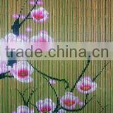 High quality best selling Bamboo Door Curtain with Peach Blossom in Viet Nam