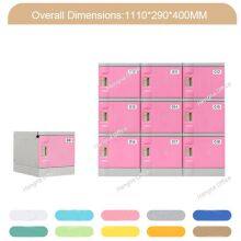 High-quality Pink Abs Plastic Storage Locker 12-door for Hotels and Resorts thumbnail-1