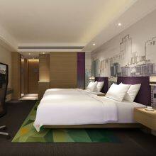 Bedroom Furniture Single Platform Solid Wood Fabric Storage Bed With Drawers thumbnail-2