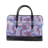 Neoprene With Cubic Printing Pattern Laptop Bag thumbnail-5