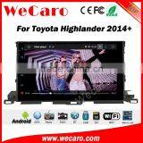 Wecaro WC-TH1022 10.2 Inch Android 4.4/5.1 Car Stero Gps for Toyota Highlander Car Headrest Dvd Player 2014 + Wifi 3G Radio RDS thumbnail-4