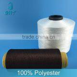 300D/96F Semi Dull Black Color Low Stretch Polyester Textured Filament Yarn thumbnail-5