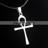 Wholesale stainless steel ancient Egypt ANKA cross pendant necklace