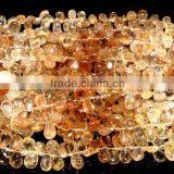 Imperial Topaz Pear Shape Beads thumbnail-3