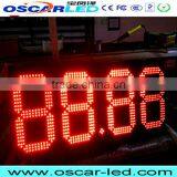 Petrol /gas Station 88.88 Led Price Sign 8inch 12 Inch 20'' Led 7 Segment Led Digit Display Screen Board thumbnail-1
