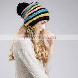 Wholesale Acrylic Fibers Blank Winter Beanies Hat thumbnail-5