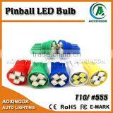 6.3V Pinball Led Light T10 194 W5w #555 Bulb