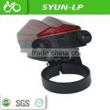 Bicycle Tail Light With Laser and Led thumbnail-1