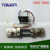 Mini 2in1 0.28" DC 0-100V/200A Red Blue LED Voltage Current Monitor Meter YB27-VA Voltmeter Amperemeter With Resistive Shunt thumbnail-2