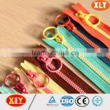 Hot Sale Wholesale Shenzhen Xly Fancy Contrast Teeth Plastic Zipper thumbnail-5