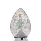 Carve Christmas Glass Ball With Christmas Tree Inside