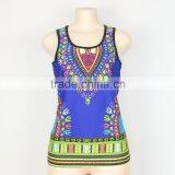 The Factory Price Wholesale Women Tank Tops, Plain Tank Tops,African Dashiki Tops Quality Choice thumbnail-2