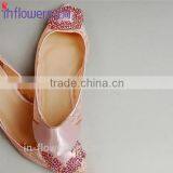 OEM ODM Lace Material Rhinestone Quality Fashion Ladies Flat Shoes 2016 thumbnail-1