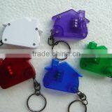 Promotional New Desgin House Shape Mini LED Flashlight Keychain thumbnail-4