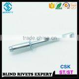 DIN7337 STEEL BODY STEEL MANDREL CSK HEAD STEEL BLIND RIVETS thumbnail-3
