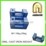 20kg 500kg 1000kg Crane Counter Weight, Iron Balance Weight