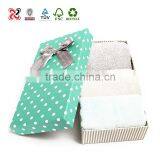 Promotion 100% cotton gift Towel set in gift box