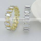 Wholesale Square Shape Acrylic Stones Crystal Wedding Napkin Ring thumbnail-2