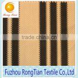 High Quality Polyester Black and Yellow Two Colored Stripe Fabric thumbnail-2
