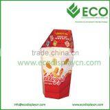 Portable Candy Pop Corrugated Dump Bin, Cardboard Display Bin For Retail