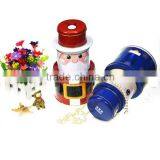 Christmas Luxury Snowman Metal Tin Box for Cake