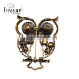 Brand Treasure Owl Brooch Yiwu Latest Design Personality Diamond Owl Brooch thumbnail-5