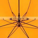 China Wholesale Cheap Windproof Promotional Automatic Yellow Non-drip Umbrella thumbnail-2